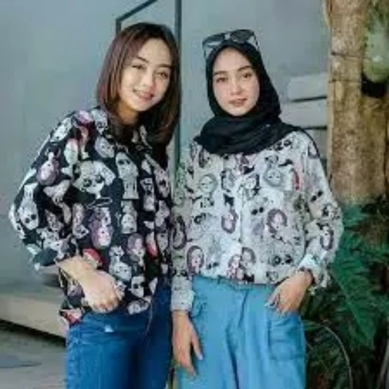 W&amp;D Baju KEMEJA RETRO