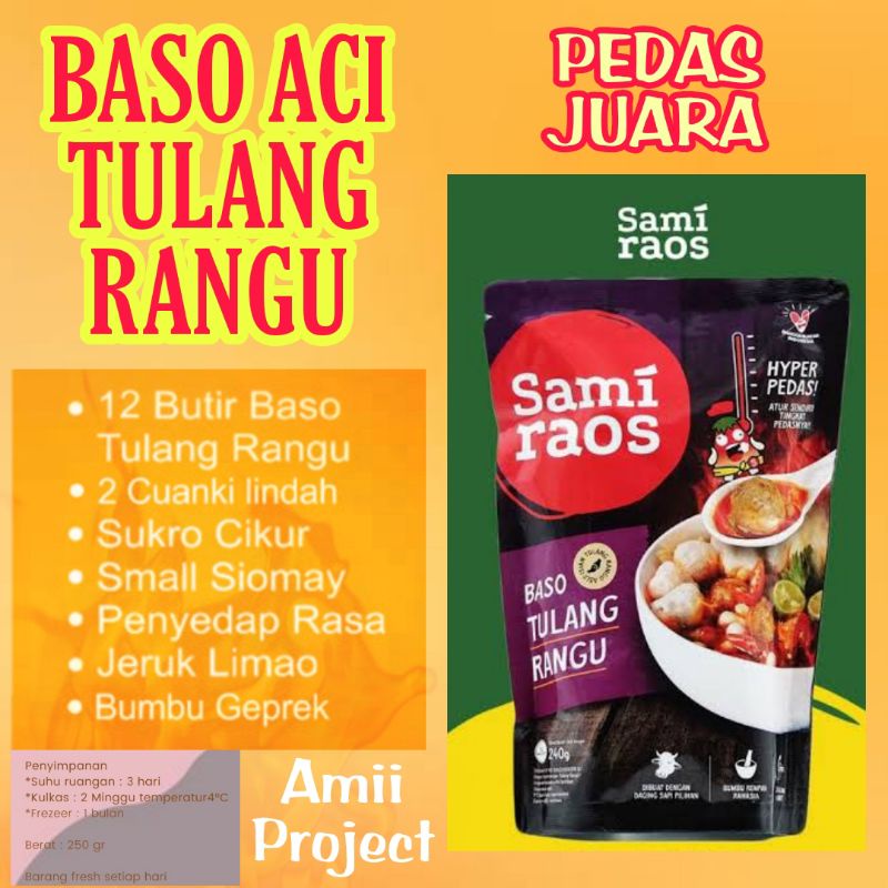 

100% ASLI Baso Geprek Tulang Rangu Sami Roas Enak - Baso Tulang Rawan Pedasnya Djuara - Bakso Aci Tulang Rangu Baso Aci paling enak - Baco tulang rangu gurih - cemilan boci djuara - bakso aci pedes juara