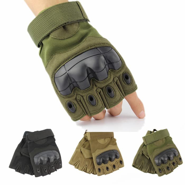Sarung Tangan Tactical Glove Fingerless Military