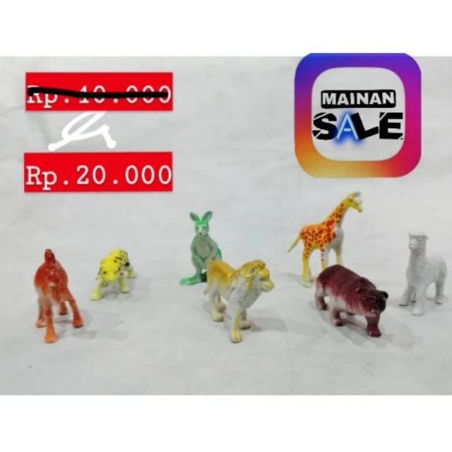Mainan animal zoo kecil