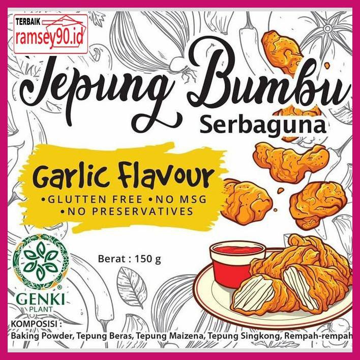 

Rytdhy- Tepung Bumbu Serbaguna (Garlic Flavour) - 150 G 7Utu7T-