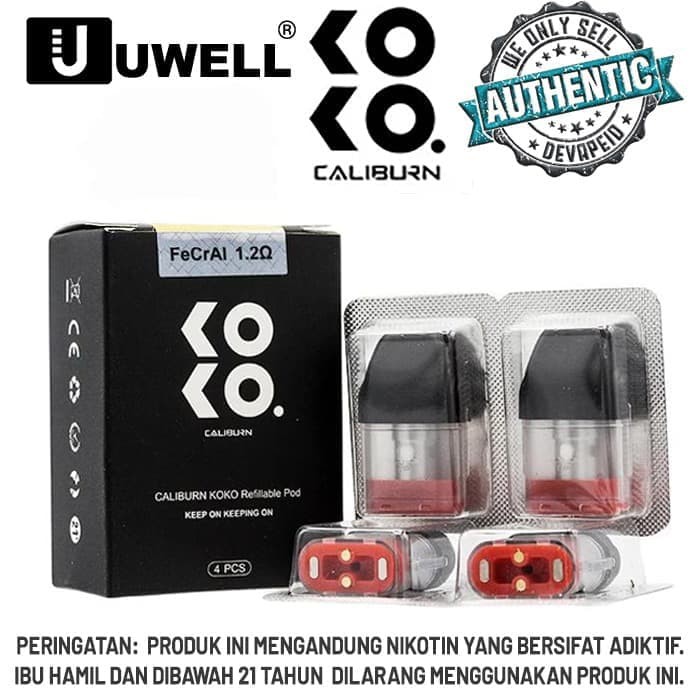 Cartridge Uwell Caliburn KOKO Authentic Uwell KOKO 1.2 ohm