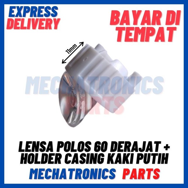 [DSP-9394] LENSA POLOS 60 DERAJAT + HOLDER CASING KAKI PUTIH