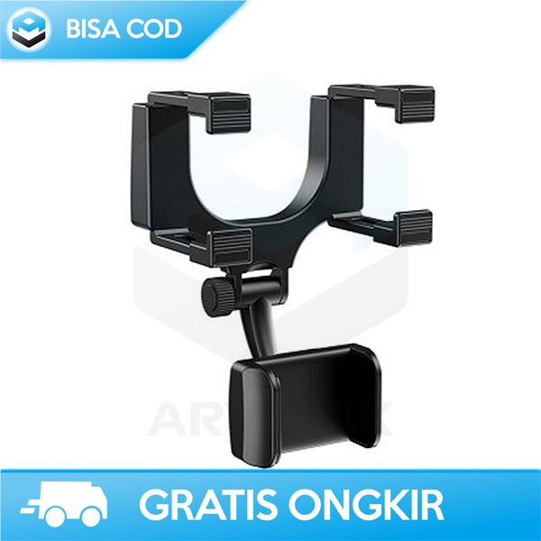 HANDPHONE BRACKET STENT HOLDER KACA SPION TENGAH MOBIL UNIVERSAL MURAH