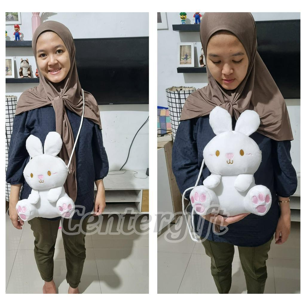 Tas Rabbit Selempang Wanita Tas Boneka Kelinci Selempang