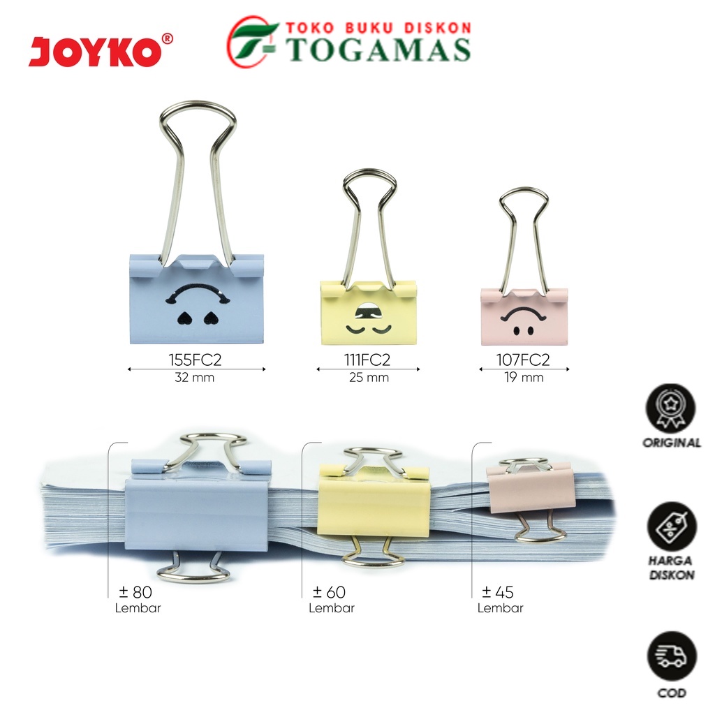 

READY STOCK !! BINDER CLIP FC2 JOYKO