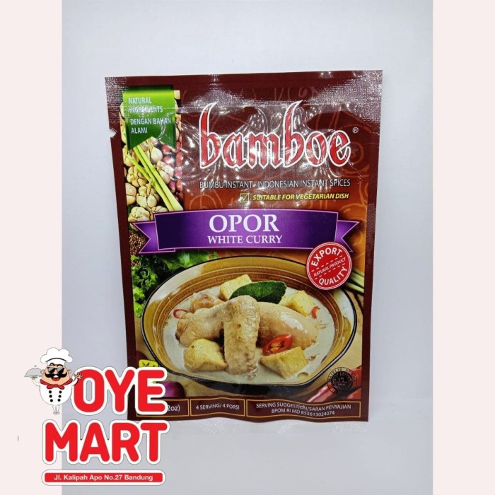 

Dijual BAMBOE BUMBU OPOR AYAM INSTAN 36GR/BUMBU MASAK INSTAN HARGA PROMO Berkualitas