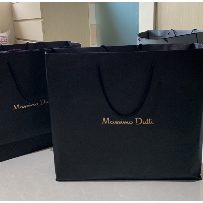 

BISA BAYAR DITEMPAT Massimo Dutti Extra Large XL Paperbag Paper Bag