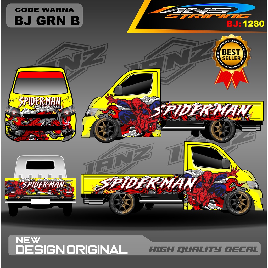 STICKER GRANMAX CARRY L300 FULL BODY / DECAL STIKER GRANMAX FREE REQUEST / VARIASI STIKER FULL BODY / STIKER PICK UP / STICKER GRANMAX