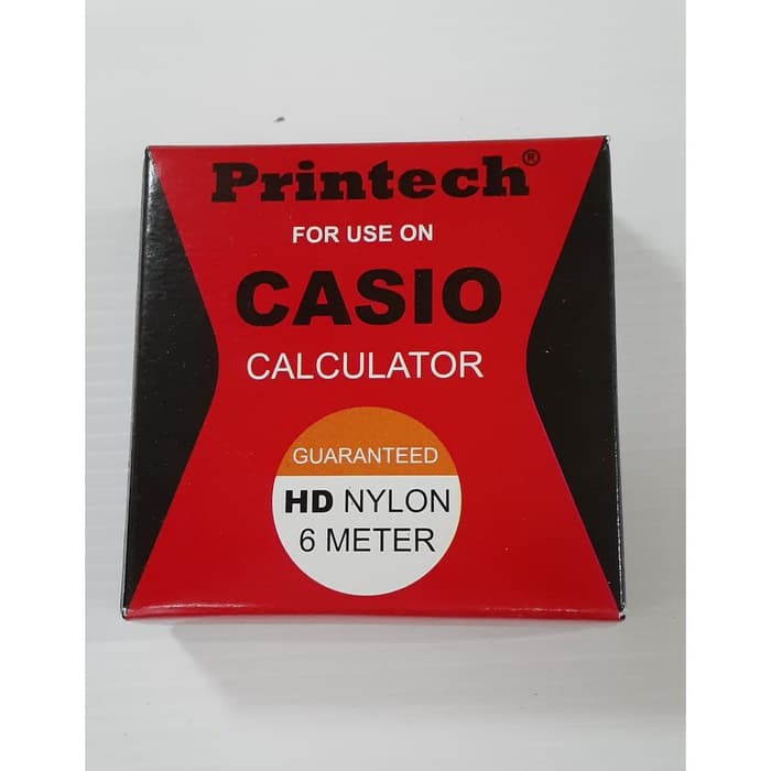 

PITA KALKULATOR PRINTECH CASIO HITAM MERAH | STATIONERY