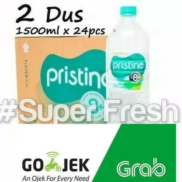 

Murah Pristine water 1500ml x 24 botol+air minum pristine+air alkali (2 Dus) Murah