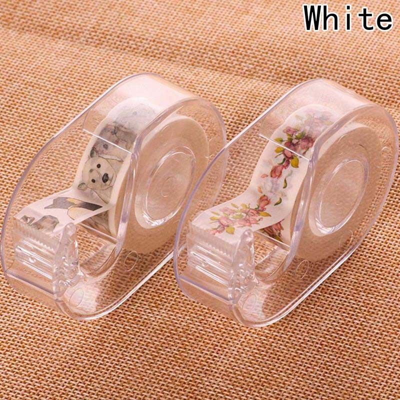 1Pc 1.5cm Cutter Washi Desktop Paper Tape Dispenser Roll Holder Storage Hot New