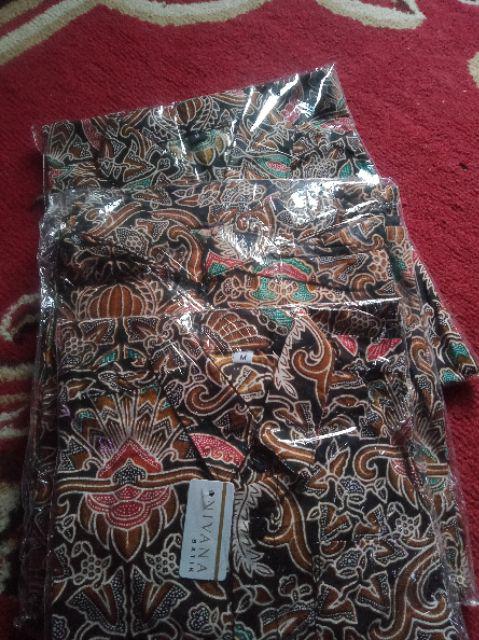 Batik Gamis Wanita Ld 120, Gamis Batik Jumbo, Gamis Batik Kombinasi, Gamis Modern,dress Batik Wanita