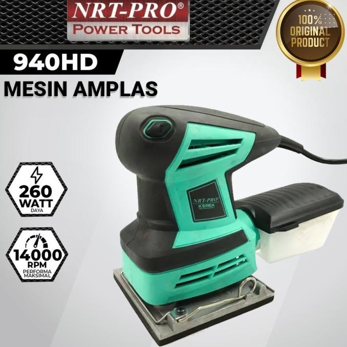 ((((()paling dicari] Mesin Amplas Kayu NRT 940HD Sander Square Orbital NRT-Pro 940 HD