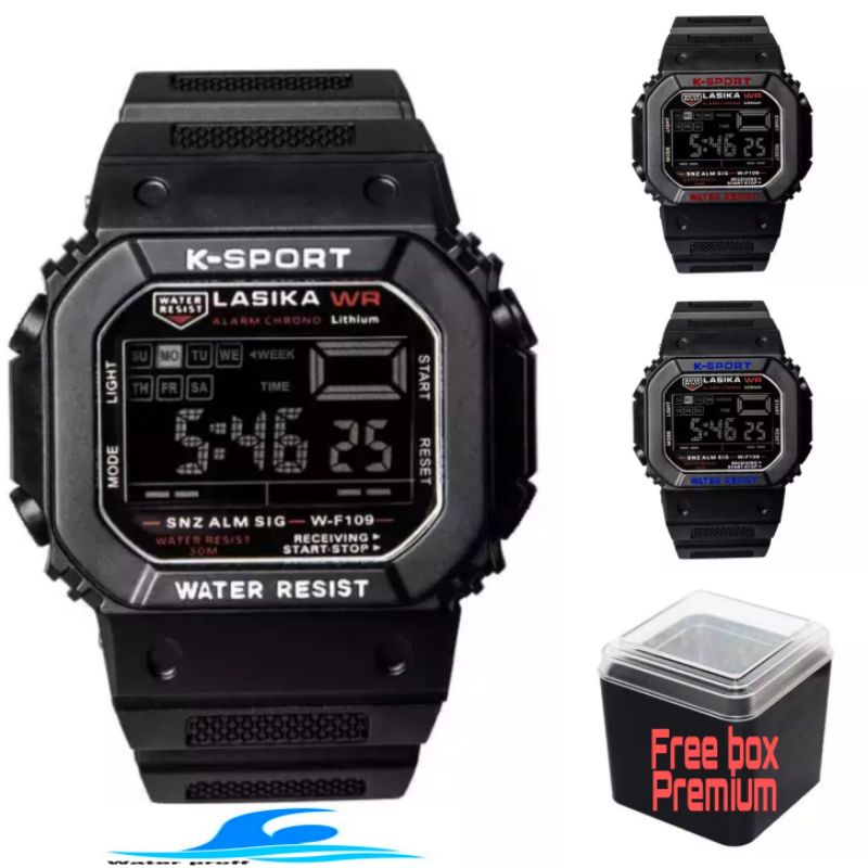 JAM TANGAN PRIA FUL BLACK_JAM TANGAN PRIA DIGITAL SPORT WATER PROFF_JAM TANGAN PRIA PERSEGI TAHAN AIR FREE BOX_JAM TANGAN PRIA SPORTY PRIA TERLARIS_JAM tangan pria segi empat cod bayar di tempat jam tangan pria digital