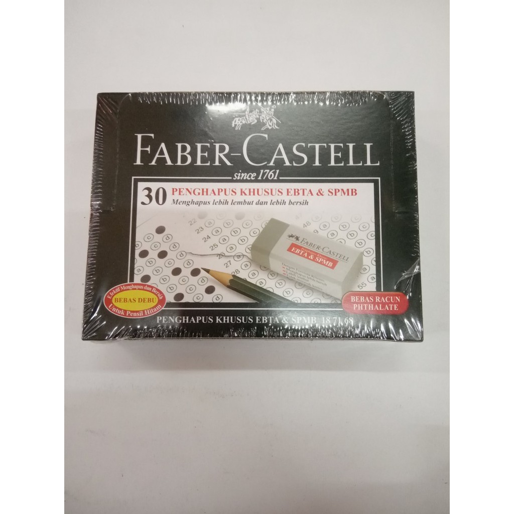 

Penghapus Faber Castell Abu-Abu ( Isi 30 )