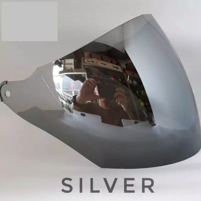 Kaca Visor Helm GM Evo Evolution Silver
