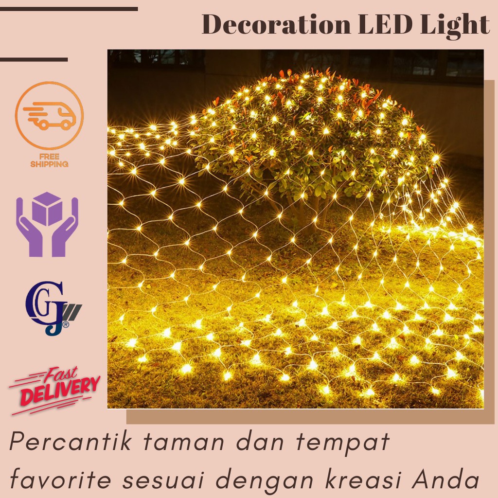 Jual Lampu Natal Led Tumblr Lamp Lampu Hias Dekorasi Pelaminan Taman