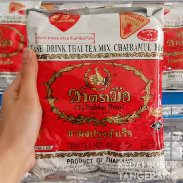 Chatramue thai tea cha tra mue teh asli thailand