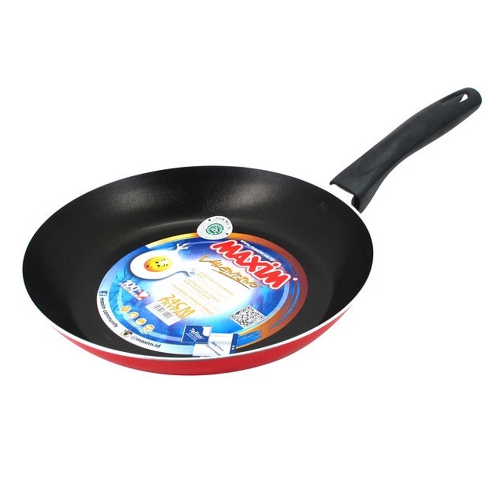 DM - Maspion Maxim Wajan Teflon Frypan Valentino Anti Lengket 18 CM 20 CM 22 CM 24 CM 26 CM Merk Maspon Maxim