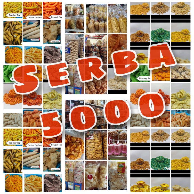 

CEMILAN SNACK SERBA 5000 TERLARIS termurah dan isi nya banyak