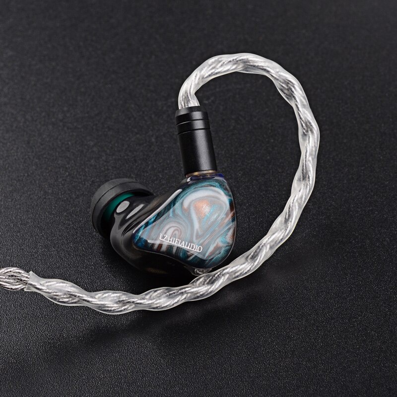 LZ A4 PRO HIFI In-Ear Earphone 1 CNT Diaphragm DD + 3 Knowles BA Resin Headset Replaceable Filter and Cavity Tuning Hole IEM A7