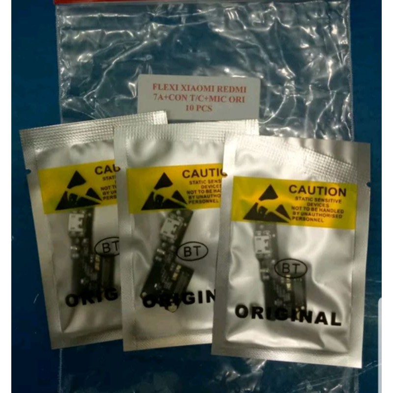 FLEXIBEL FLEXIBLE FLEKSIBEL XIAOMI REDMI 7A CON CONNECTOR KONEKTOR TC CAS CHARGER MIC ORIGINAL