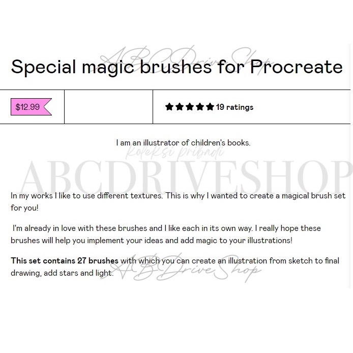 Procreate Brush - Special Magic Brushes for Procreate