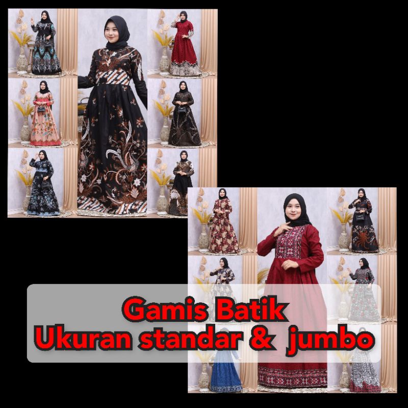 GAMIS TERBARU 2021 BUSUI BAHAN KATUN ADEM UKURAN STANDAR DAN JUMBO
