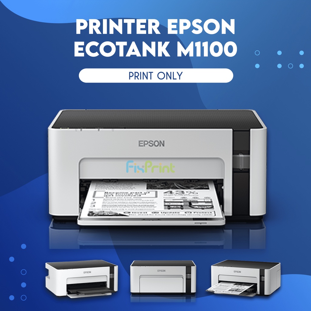 Printer Epson Monochrome M1100 Ink Tank Printer Pengganti Epson M100