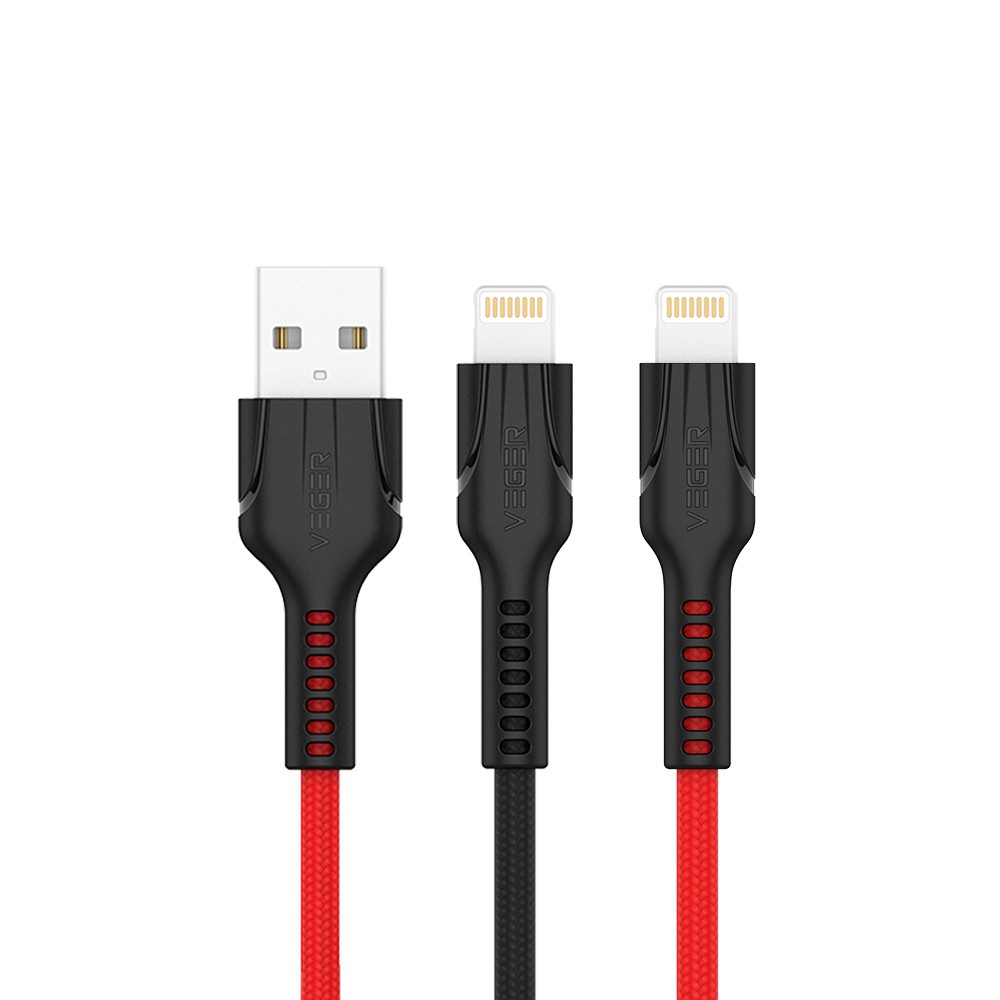 VEGER Durable Kabel Data Cable Lightning iPhone & iPad VP
