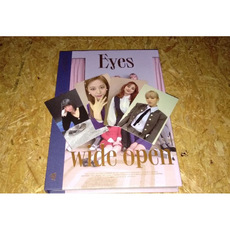 Photocard pc official Twice eyes wide open Jeongyeon Tzuyu Momo
