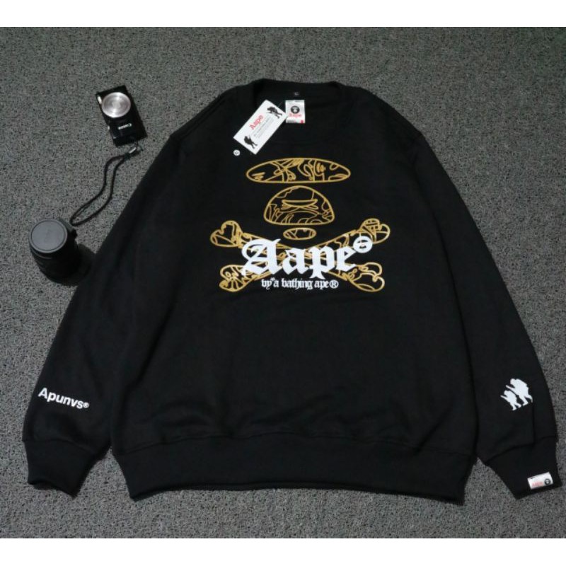 Crewneck murah crewneck Aape sweatshirt sweater