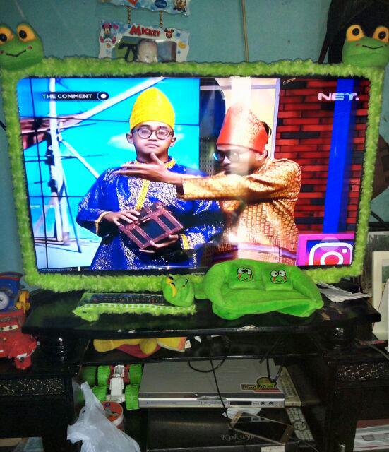 Grosir Set 4 In 1 List/ Cover/ Bando Tv, Kipas, Sarung / Cover Remot, Tissu Karakter / Boneka