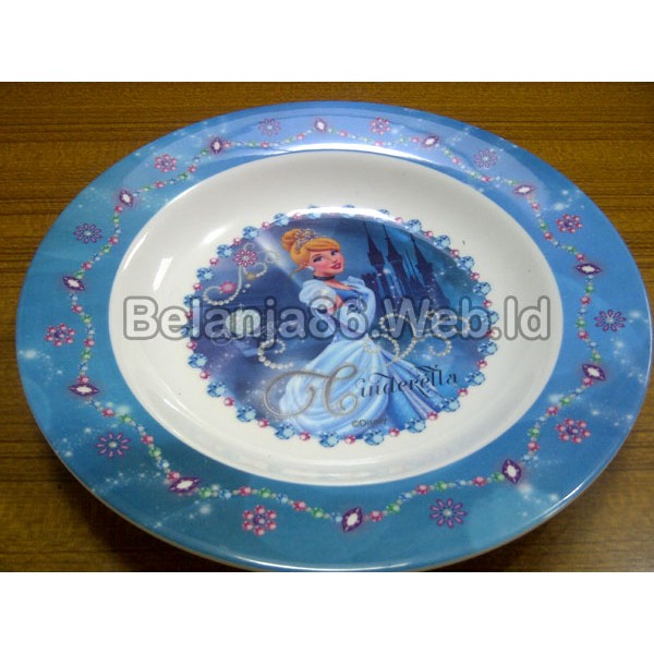 Piring Melamin Karakter Disney Cinderella - Golden Dragon