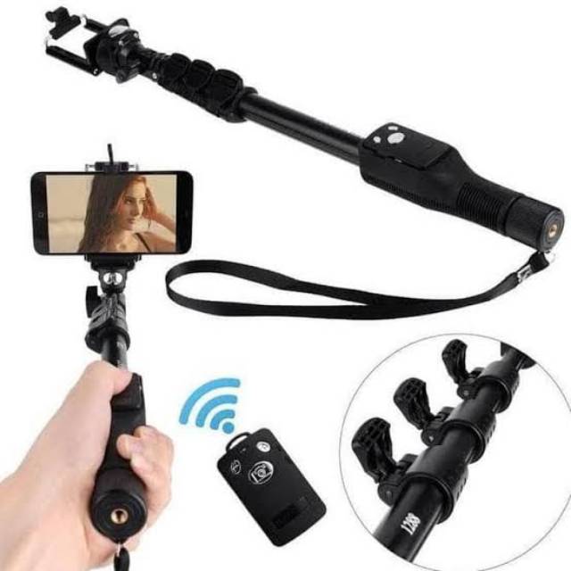 Tongsis yunteng YT 1288 | tongsis bluetooth original