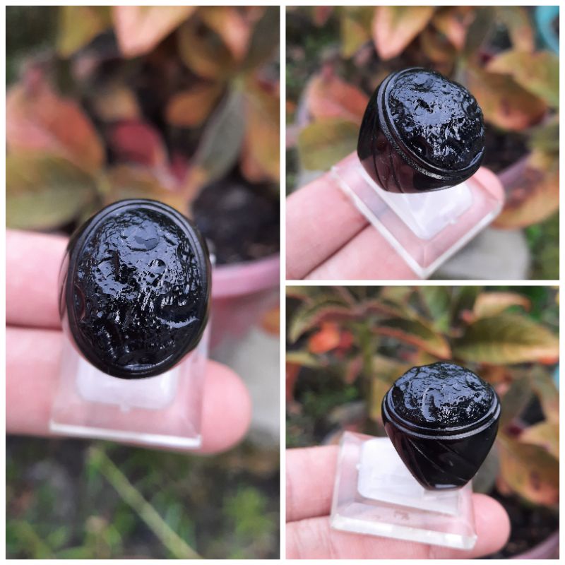 Natural batu satam meteor tektite origin belitung