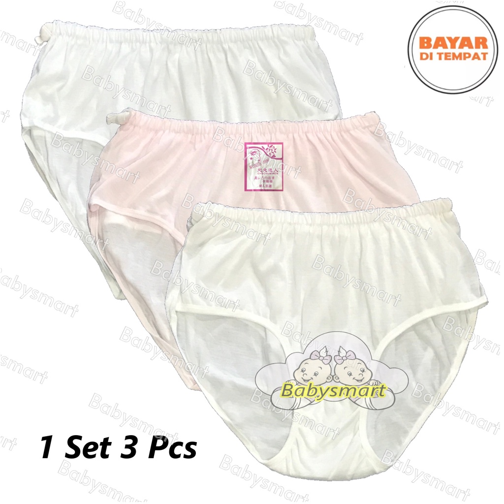 Babysmart - 3 PCS Celana Dalam / CD Hamil Murah Import Maternity Pant/CD Ibu Hamil/Underwear