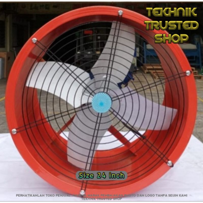 Drum Fan tabung 24" 2200 wat Cylinder Blower ventilator exhaus dinding