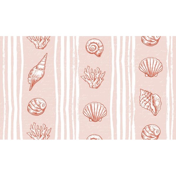 Wallpaper Sticker motif keong peach  YTN121-3