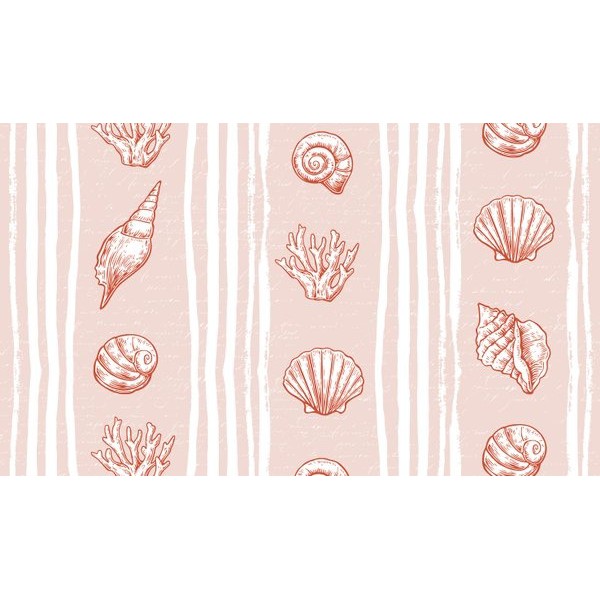 Wallpaper Sticker motif keong peach  YTN121-3