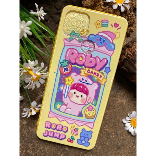 Soft Case hp oppo A15 / oppoA15 motif gambar karakter lucu bahan kombinasi fuze warna awet