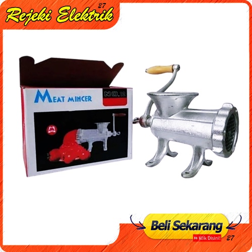 Gilingan Daging Dan Kacang2an NAGAKO Meat Grinder Manual No 12 Bahan Super Kuat