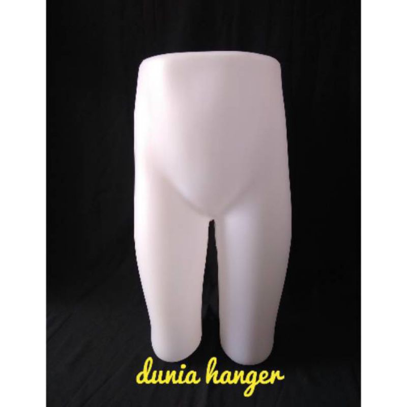 Patung Manekin Paha Anak /Manekin Kaki Anak Putih Bening / Manekin plastik underwear anak