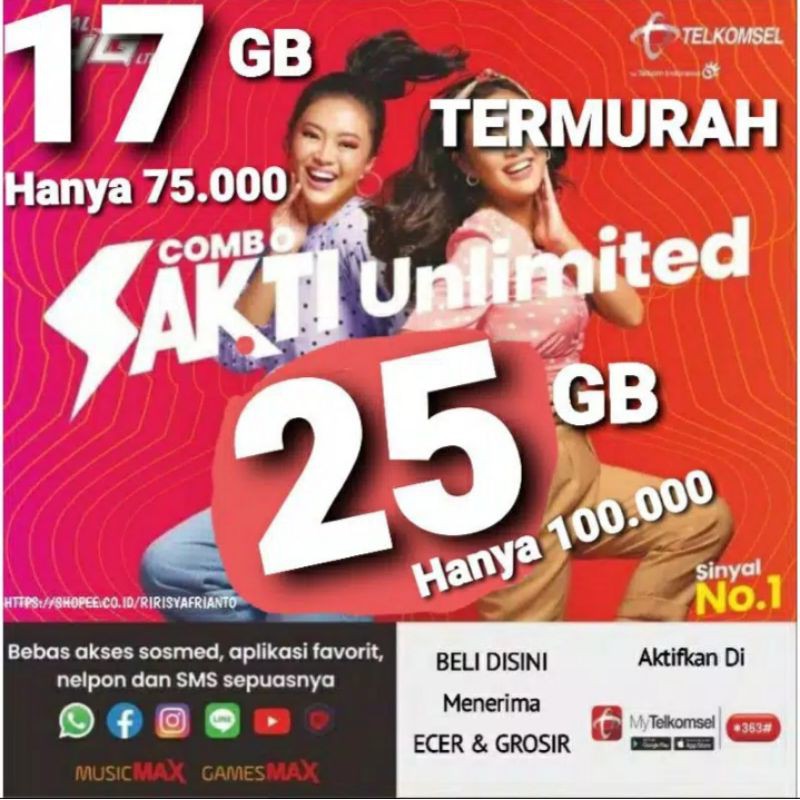 Kartu sakti combo telkomsel