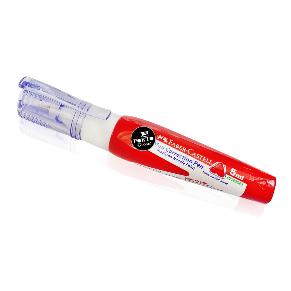 

[FaFi] Faber Castell Correction Pen 5ml Tipex Tip-X Cairan Koreksi Cair Mini 5 ml