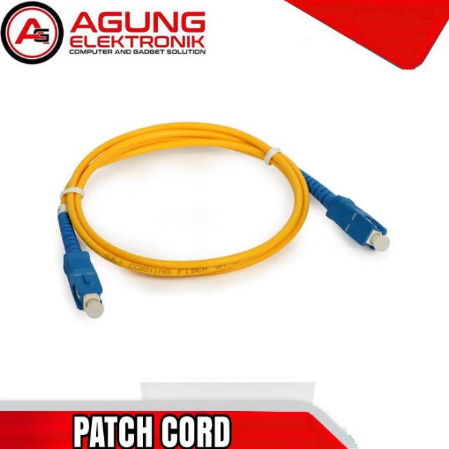 PATCH CORD FIBER OPTIC SC UPC 3M (KUNING)