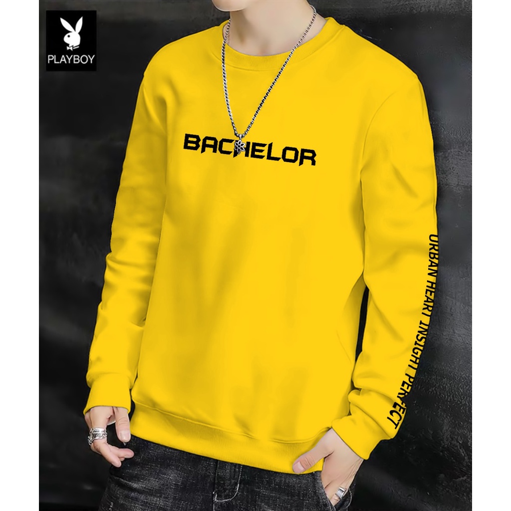 Sweater Pria/Sweter Pria/Sweter/Sweater  Panjang Bachelor Bahan Babyterry UK M-L