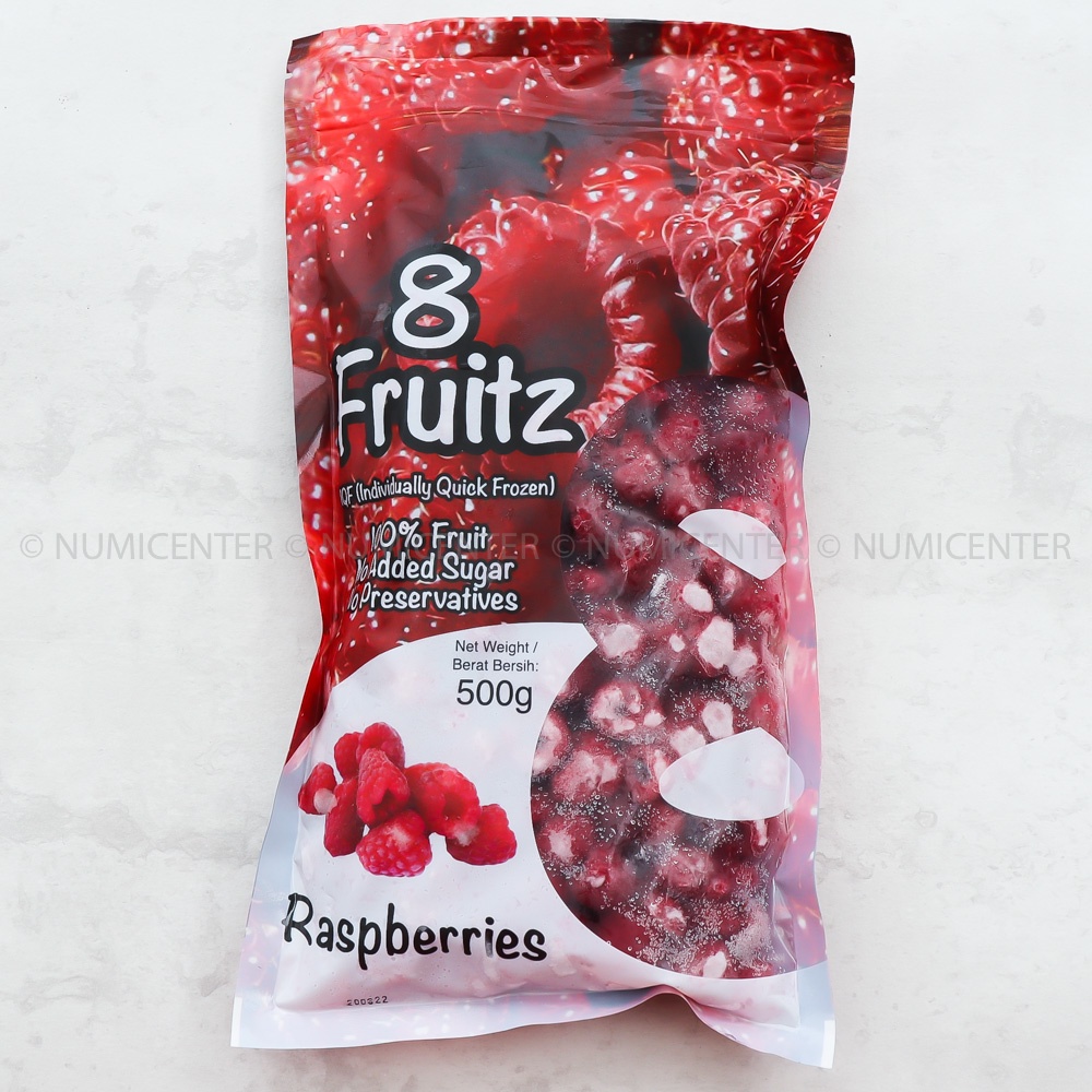 

500G IQF Frozen Raspberries Buah Raspberries Beku - 8 FRUITZ