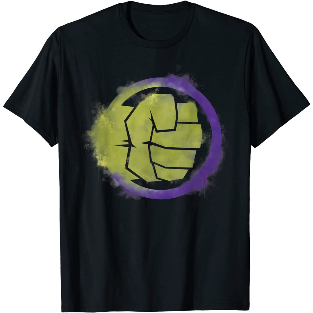 Baju Dewasa Marvel Avengers Endgame Hulk Spray Paint Logo T-Shirt